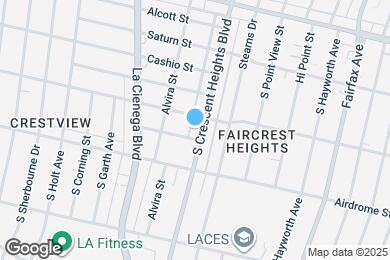 Map image of the property - 1615 S Crescent Heights Blvd
