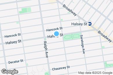 Map image of the property - 818 Halsey St