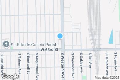 Map image of the property - 6226 S Western Ave