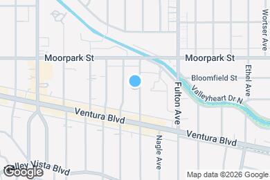 Map image of the property - 4259 Dixie Canyon Ave