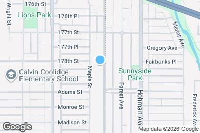 Map image of the property - 17808 State Line Ave