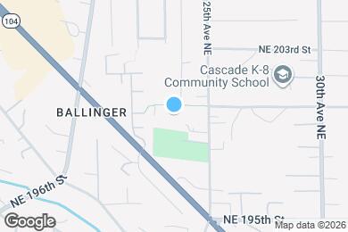 Map image of the property - 19857 25th Ave NE