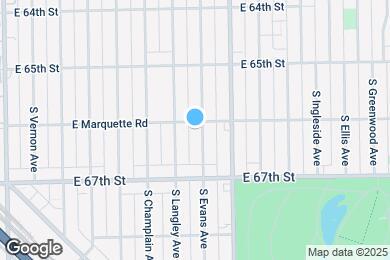 Map image of the property - 6606 S Evans Ave