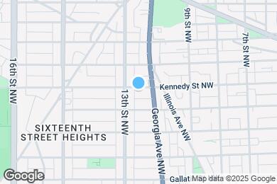 Map image of the property - 1220 Kennedy St NW