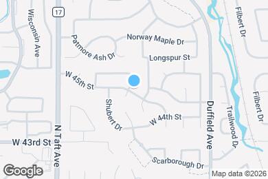 Map image of the property - 1025 Centennial Dr
