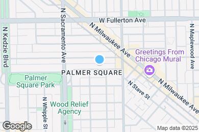 Map image of the property - 2848 W Palmer St