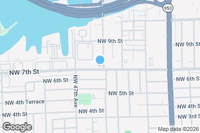 Map image of the property - 4501 NW 7th St