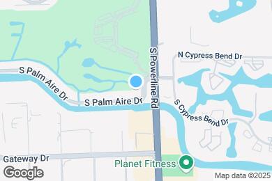 Map image of the property - 2601 S Palm Aire Dr
