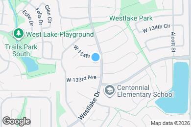 Map image of the property - 3121 W 133rd Cir