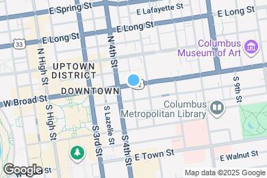 Map image of the property - 195 E Broad St