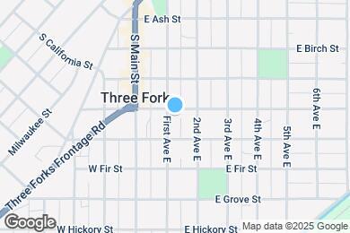 Map image of the property - 307 First Ave E