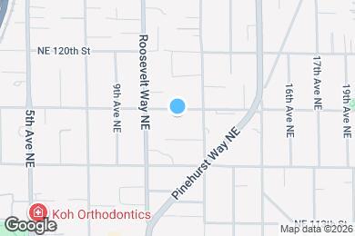 Map image of the property - 1035 NE 117th St