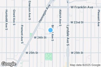 Map image of the property - 2312 Bryant Ave S