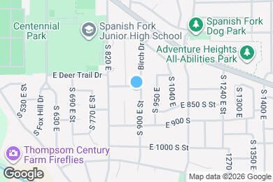 Map image of the property - 894 E 780 S