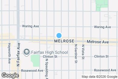 Map image of the property - 706 N Curson Ave