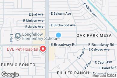 Map image of the property - 2049 E 3rd Dr