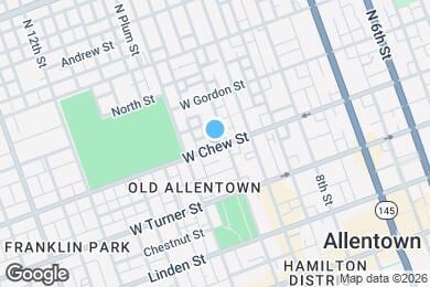 Map image of the property - 931 Chew St