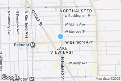 Map image of the property - 800 W Belmont Ave