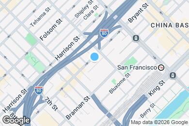 Map image of the property - 731 Bryant St