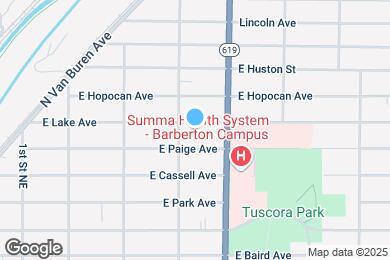 Map image of the property - 406 E Lake Ave