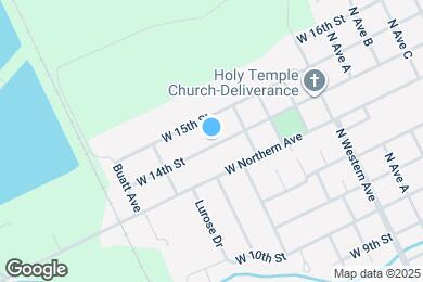 Map image of the property - 1140 W 14th St