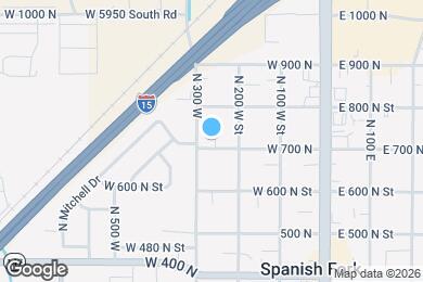Map image of the property - 280 W 700 N