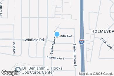 Map image of the property - 1725 Prado Ave