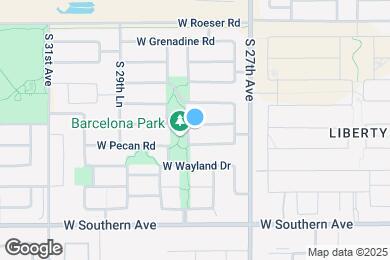 Map image of the property - 2751 W Sunland Ave
