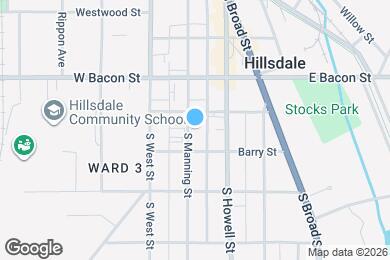 Map image of the property - 35 S Manning St