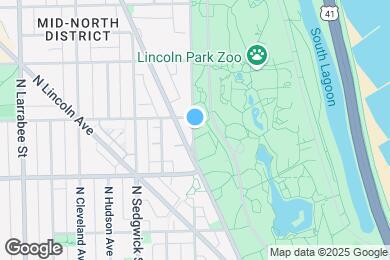 Map image of the property - 818 W Diversey Pkwy