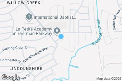 Map image of the property - 1313 Rosedale Springs Ln
