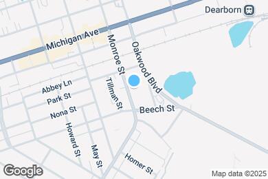 Map image of the property - Dearborn Apartments