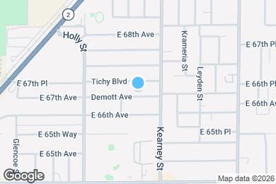 Map image of the property - 5861 Demott Ave