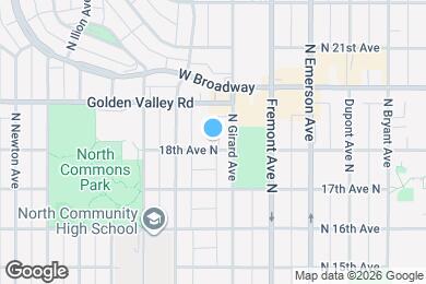 Map image of the property - 1312 18th Ave N
