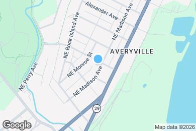 Map image of the property - 2419 NE Madison Ave