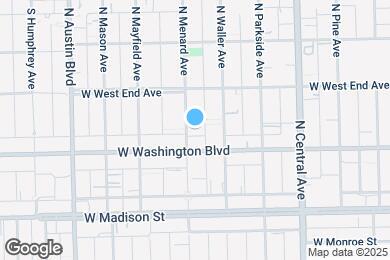 Map image of the property - 121 N Menard Ave