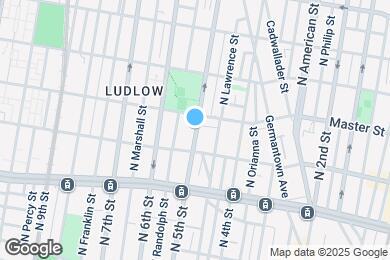 Map image of the property - 1421 N 5th St