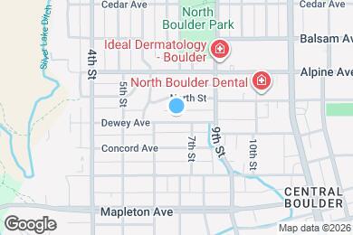 Map image of the property - 635 Dewey Ave