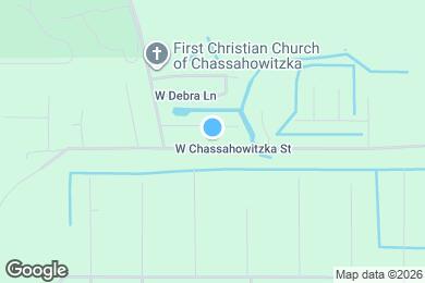 Map image of the property - 7749 W Chassahowitzka St