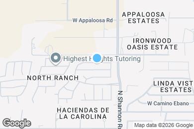 Map image of the property - 2999 W Sky Ranch Trail