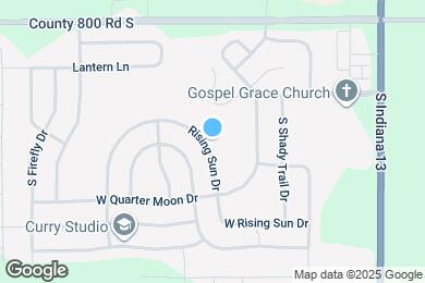 Map image of the property - 8250 S Rising Sun Dr