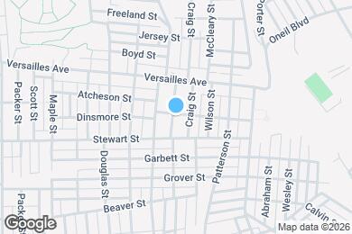 Map image of the property - 1403 Meadow St