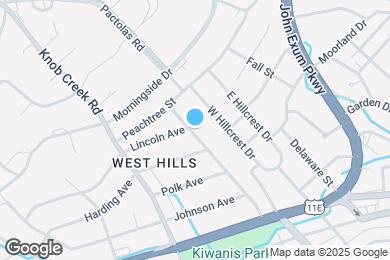 Map image of the property - 707 Lincoln Ave