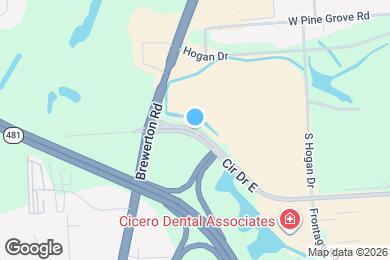 Map image of the property - 5607 Cir Dr E