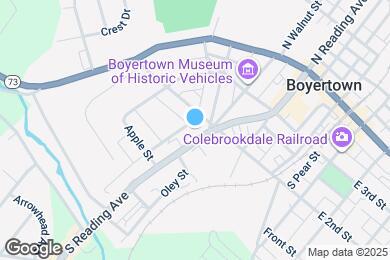 Map image of the property - 221 S Reading Ave