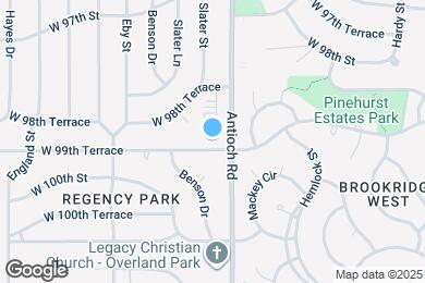 Map image of the property - 8710 W 99th Terrace