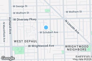 Map image of the property - 1320 W Schubert Ave