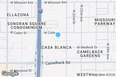 Map image of the property - 2328 W Orange Dr