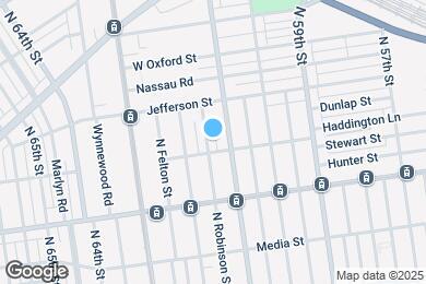 Map image of the property - 1709 N Robinson St