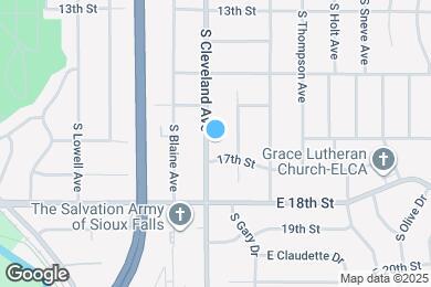 Map image of the property - 3 Bedroom 2.5 Bathroom side-by-side duplex with lots of updates